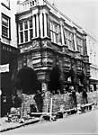 The Guildhall being bricked up. The Guildhall being bricked up.