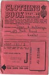An Exeter issued ration book An Exeter issued ration book