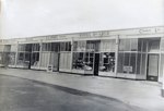 Impression of Sharp's plan for Exeter Temporary Shops 1949