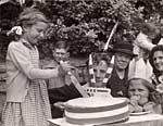 VE Day celebration cake in Hoker Road VE Day celebration cake in Hoker Road