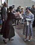 The Queen Mother at the airport The Queen Mother at the airport