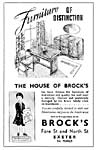 Brocks advert Brocks advert