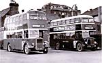Exeter buses at the Paul St bus station Exeter buses at the Paul St bus station