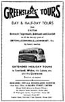 Advert for Greenslades Tours Advert for Greenslades Tours