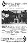Imperial Hotel advert Imperial Hotel advert