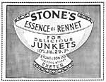 Stones Rennet advert Stones Rennet advert
