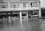 Flooding at the Exwick Shops Flooding at the Exwick Shops