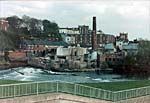 The closed up ABC Head Weir Mill - partly demolished