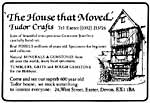 Advert for the House that Moved Advert for the House that Moved