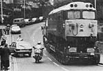 Train in Holloway Street Train in Holloway Street