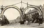 Queen Victoria's Diamond Jubilee arch in Sidwell Street Queen Victoria's Diamond Jubilee arch in Sidwell Street