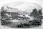 Testing the Exeter lifeboat 1866 Testing the Exeter lifeboat 1866
