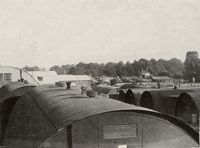 The US Navy huts covered some of the greens.