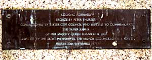 Looking Forwar plaque Looking Forwar plaque