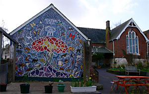 Newtown School mosaic Newtown School mosaic