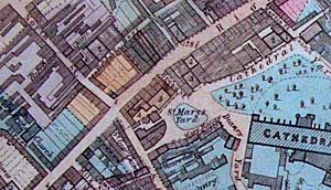 Broadgate Broadgate map circa 1830