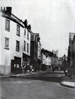 Tudor House Looking up Coombe Street in the 1920s.