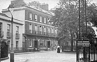 Old Tudor House The northen block of Dix's Field. The YWCA were in the white house.
