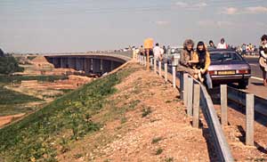 Opening of the M5 in 1975 Opening of the M5 in 1975