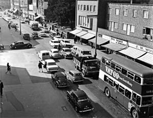 Sidwell Street in 1966 Sidwell Street in 1966