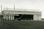 Exeter Airport 1938 - hangar Exeter Airport 1938 - hangar