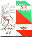 Railway Air Services leaflet 1938 Railway Air Services leaflet 1938