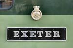 50044 Exeter nameplate 50044 Exeter nameplate