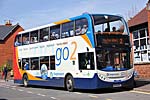 50044 Exeter after restoration Enviro 400 'Exeter' at Exminster.
