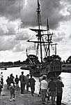 USS Exeter The replica of the Nonsuch in 1969