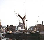 USS Exeter Thames barge