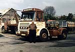 John Braund and his ERF tractor unit John Braund and his ERF tractor unit