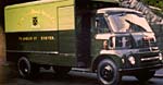 A closed section St Annes Spirits lorry