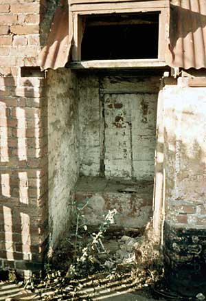 A privy in Brownes Court A privy in Brownes Court