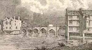 Print of the Exe Bridge Print of the Exe Bridge