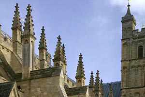 The Cathedral roof and pinnacles The Cathedral roof and pinnacles