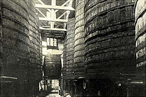 The wooden vats of the City Brewery The wooden vats of the City Brewery