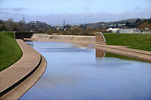Exwick flood channel Exwick flood channel