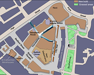 Map of the new Princesshay Map of the new Princesshay