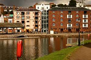 The warehouses at Exeter Quay The warehouses at Exeter Quay