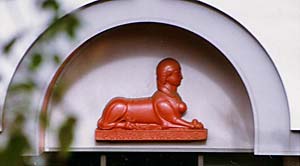 Sphinx at Longbrook House Sphinx at Longbrook House