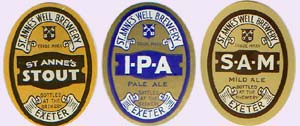 Beer mats from the St Anne's Well Brewery Beer mats from the St Anne's Well Brewery