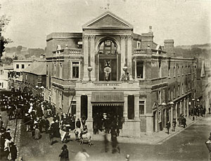 The Theatre Royal after the fire The Theatre Royal after the fire