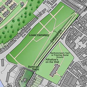 Lower Cemetery map Lower Cemetery map