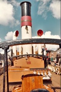 Steam tug, St Canute detail Steam tug, St Canute detail