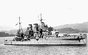 HMS Exeter off Sumatra 1942 HMS Exeter off Sumatra 1942
