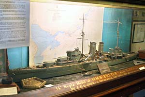 Model of HMS Exeter Model of HMS Exeter