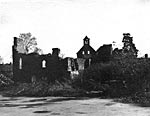 The bomb ravaged St Catherines The bomb ravaged St Catherines