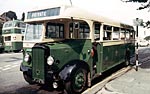 Daimler single decker 1949 vintage Daimler single decker 1949 vintage