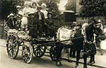 Edwardian decorated cart Edwardian decorated cart