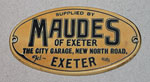 Trews Weir fire engine Maudes dealer plaque